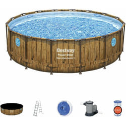 Bestway - power steel piscina fuori terra tonda ø 488 x 122 cm
