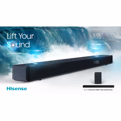 Hisense AX3120G altoparlante soundbar Nero 3.1.2 canali 360 W - Vista aggiuntiva 8