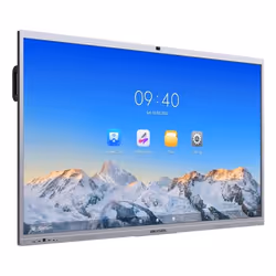 Hikvision DS-D5C86RB/B visualizzatore di messaggi Pannello piatto interattivo 2,18 m (86") LED Wi-Fi 400 cd/m² 4K Ultra HD Argento Touch screen Processore integrato Android - Vista aggiuntiva 3