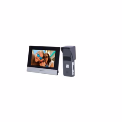 Kit videocitofonico Tecnologia a 4 fili con TCP/IP & WiFi Postazione esterna e monitor | Consente solo 1 monitor Collegamento ...