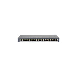 Switch Hikvision 8 gigabit poe ports, 8 gigabit rj45, 802.3af/at, poe power budget 110w, soho - ds-3e0516p-o