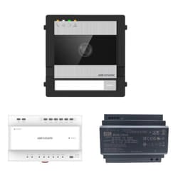 Kit posto esterno hd 2 fili con distributore e alimentatore Hikvision 305304924