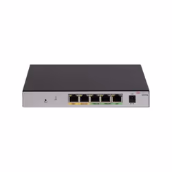 Hikvision DS-3WG105G-SI, WAN Ethernet, Gigabit Ethernet, Nero, Grigio