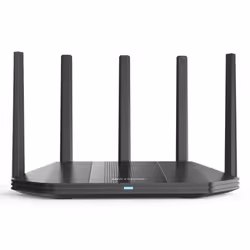 Hikvision DS-3WR30X, Wi-Fi 6 (802.11ax), Dual-band (2.4 GHz/5 GHz), Collegamento ethernet LAN, Nero, Router da tavolo