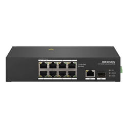 Hikvision DS-3T0310HP switch di rete Non gestito Fast Ethernet (10/100) Supporto Power over Ethernet (PoE) Nero