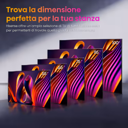 Hisense TV QLED 144Hz 100" 4K Ultra HD 100E7NQ PRO - Vista aggiuntiva 7