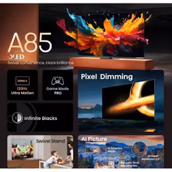 Hisense 65A86N TV 165,1 cm (65") 4K Ultra HD Smart TV Wi-Fi Nero, Grigio 150 cd/m² - Vista aggiuntiva 4