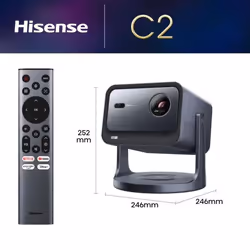 Hisense C2 videoproiettore 2000 ANSI lumen UHD 4K (3840x2160) Grigio - Vista aggiuntiva 4