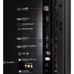 Hisense E7Q 43E79Q TV 109,2 cm (43") 4K Ultra HD Smart TV Wi-Fi Nero - Vista aggiuntiva 6