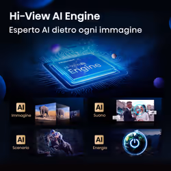 Hisense Smart TV ULED MiniLED 50" 4K 50U7Q - Vista aggiuntiva 8