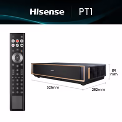 Hisense PT1 Proiettore a raggio ultra corto 2500 ANSI lumen DLP UHD 4K (3840x2160) Compatibilità 3D Nero - Vista aggiuntiva 2