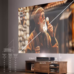Hisense PT1 Proiettore a raggio ultra corto 2500 ANSI lumen DLP UHD 4K (3840x2160) Compatibilità 3D Nero - Vista aggiuntiva 5