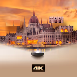 Hisense PT1 Proiettore a raggio ultra corto 2500 ANSI lumen DLP UHD 4K (3840x2160) Compatibilità 3D Nero - Vista aggiuntiva 8