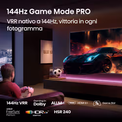 Hisense E7Q PRO 50E7Q PRO 127 cm (50") 4K Ultra HD Smart TV Wi-Fi Nero - Vista aggiuntiva 4