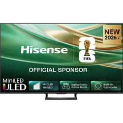 Hisense Smart TV MiniLED 144Hz 75" 4K 75Q8S, Dolby Atmos 2.1 By Devialet, Dolby Vision IQ, HDR10+, Native 144Hz Game Mode, VIDAA OS con 1000+ APP, Alexa built-in, lativù 4K, Wifi, Bluetooth