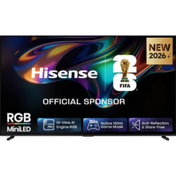 Hisense 100UR8DS Smart TV 100 pollici Mini LED 4K UHD VIDAA Nero, Grigio