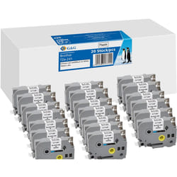 G&G 21570 nastro per etichettatrice Nero su bianco TZe