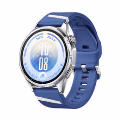 Huawei WATCH GT 7 46mm Smartwatch Acciaio inox GPS cinturino fluoroelastomero Blu - Vista aggiuntiva 2