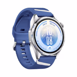 Huawei WATCH GT 7 46mm Smartwatch Acciaio inox GPS cinturino fluoroelastomero Blu - Vista aggiuntiva 3