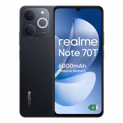 realme Note 631011009972 smartphone 17,1 cm (6.74") Doppia SIM Android 15 4G USB tipo-C 4 GB 128 GB 6000 mAh Nero - Vista aggiuntiva 2