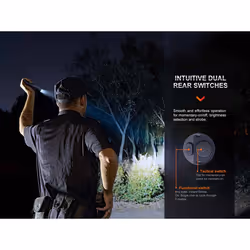 Fenix PD36PROBK Nero Torcia a mano LED - Vista aggiuntiva 5