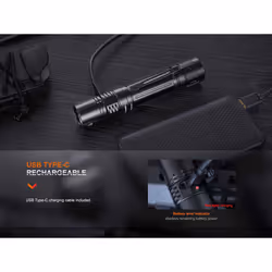 Fenix PD36PROBK Nero Torcia a mano LED - Vista aggiuntiva 8