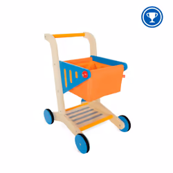 Hape SHOPPING CART, Camion, 3 anno/i, Pannello di fibra a media densità (MDF), Legno, Multicolore
