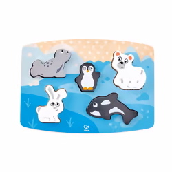 Puzzle tattili Hape Animali polari 1 St