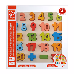 Puzzle Hape con numeri e simboli matematici