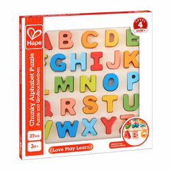 Puzzle Hape con lettere maiuscole