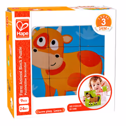 Hape Puzzle a Blocchi Fattoria 1 St - Vista aggiuntiva 3
