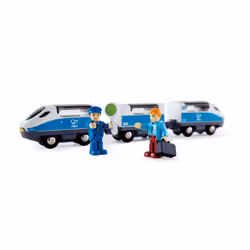 Hape INTERCITY TRAIN, Treno, 3 anno/i, Legno, Blu, Bianco