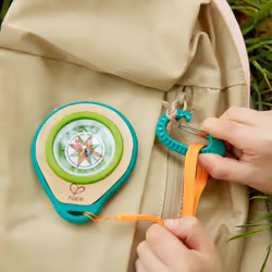 Hape Compass Set Bussola di navigazione magnetica Bamboo, Plastica - Vista aggiuntiva 4