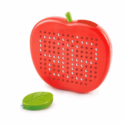 Hape Magnetic Drawing Board, 3 anno/i, Bambino/Bambina, Bambino, Verde, Rosso, 125 mm, 15 mm