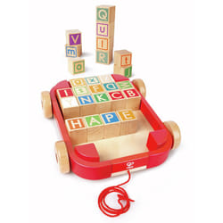 Hape blocchi di lettere nel carro trainabile 1 St