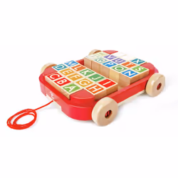 Hape blocchi di lettere nel carro trainabile 1 St