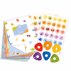 Hape E2004, 2 anno/i, Carta, Multicolore