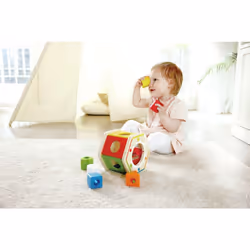 Hape Wooden Wonder Shape Sorter giocattolo per lo sviluppo delle abilità motorie - Vista aggiuntiva 8