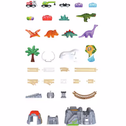 Hape Dino Railway Adventure Set - Vista aggiuntiva 7