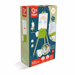 Hape Portable Bamboo Easel Verde, Legno