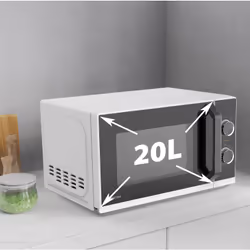 Toshiba MW3-MM20PF(WH) forno a microonde Bianco Solo microonde Superficie piana 20 L 800 W - Vista aggiuntiva 4