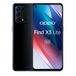 OPPO Find X3 Lite Smartphone 5G, Qualcomm 765G, Display 6.43'' FHD+AMOLED, RAM 8GB ESPANDIBILE FINO A 13GB+ROM 128GB,, Dual Sim, Colore Starry Black