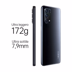 OPPO Find X3 Lite 5G, Qualcomm 765G, Display 6.43'' FHD+AMOLED, RAM 8 GB ESPANDIBILE FINO A 13GB+ROM 128GB,, Dual Sim, Colore Starry Black - Vista aggiuntiva 7