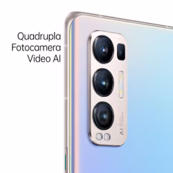 OPPO Find X3 Neo Smartphone 5G, Qualcomm865, Display 6.55''FHD+AMOLED, 4 Fotocamere 50MP, RAM 12GB ESPANDIBILE FINO A 19GB+ROM 256GB, 4500mAh, WiFi 6, Dual Sim, [Versione Italiana], Colore Galactic Silver