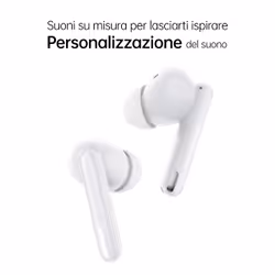 OPPO Enco Free 2 W52 Auricolari True Wireless Bianchi, Bluetooth 5.2, Cancellazione del rumore, Padiglione In-Ear, Dynaudio Quality Sound, [Versione Italiana], Colore White - Vista aggiuntiva 6