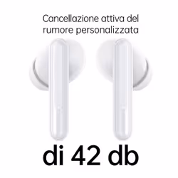 OPPO Enco Free 2 W52 Auricolari True Wireless Bianchi, Bluetooth 5.2, Cancellazione del rumore, Padiglione In-Ear, Dynaudio Quality Sound, [Versione Italiana], Colore White - Vista aggiuntiva 8