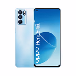 OPPO Reno 6, 16,3 cm (6.43"), 8 GB, 128 GB, 64 MP, ColorOS 11.3, Blu