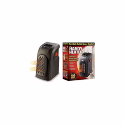 La stufa Elettrica portatile Handy Heater con temperatura regolabile in gradi fahrenheit da 400W con telecomando. Con un semp ...