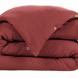 Housse De Rêve Lie De Vin copripiumone Bordeaux Cotone 240 x 260 cm