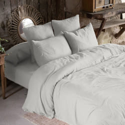 Housse De Rêve Nuage copripiumone Grigio Cotone 240 x 260 cm